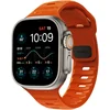 Image de Nomad Sport Horlogeband Slim Waterproof 45/46/49 mm   FKM Fluorelastomeer Rubber   100% Waterdicht   Weerstaat een Laterale Uitschuifkracht van 5-20 kgf - Oranje