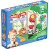 Image de Geomag MagiCube Stacking Jungle - Magnetische Stapelblokken voor Peuters - 8-delig - Vanaf 2 jaar
