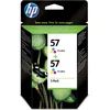 Image de HP 57 - Inktcartridge - Magenta - Cyaan - Geel / 2-Pack