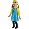 Image de Rubies - Minions Kostuum - Despicable Me Verschrikkelijke Ikke Minion Peuter Kind Kostuum - blauw,geel - Maat 92 - Carnavalskleding - Verkleedkleding