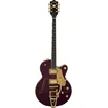 Image de Gretsch Broadkaster Jr. LX Center Block with String-Thru Bigsby Blackberry - Semi-akoestische gitaar