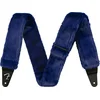 Image de Fender Poodle Plush Strap, Blue - Gitaarband - blauw