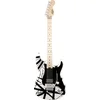 Image de EVH Striped Series WBS White/Black Stripes - ST-Style elektrische gitaar