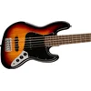 Image de Squier Affinity Series Jazz Bass V LRL (3-Colour Sunburst) - Elektrische basgitaar