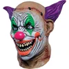 Image de Partychimp Volledig Hoofd Masker Psycho Neon Clown Krampy Halloween Masker voor bij Halloween Kostuum Volwassenen - 100% Latex