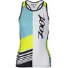 Image de Zoot Ltd Racerback Mouwloze Triatlontrui Geel,Wit,Blauw XS Vrouw