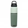 Image de CamelBak Multibev Vacuum SS - Waterfles met afneembare koffie / theebeker - 650 ml + 500 ml - Groen / Mint (Moss / Mint)