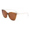 Image de Longchamp LO757S Striped brown 55/17/145 WOMAN Zonnebrillen
