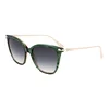 Image de Longchamp LO757S Striped green 55/17/145 WOMAN Zonnebrillen