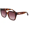 Image de Longchamp LO754SL Dark havana 54/18/140 WOMAN Zonnebrillen