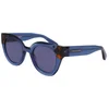 Image de Longchamp LO750S Blue/havana 49/23/140 WOMAN Zonnebrillen
