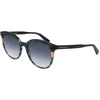 Image de Longchamp LO752S Textured blue 55/19/140 WOMAN Zonnebrillen
