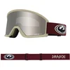 Image de Dragon Alliance DX3 PLUS OTG Skibril - Old Skool/Silver Ionized & Amber