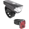 Image de M-wave Verlichtingsset Atlas 15 Usb Led Batterij Zwart/rood