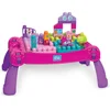 Image de Mega Bloks - Build 'n Learn Table (Pink) (incl 30pcs)