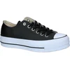 Image de Converse Chuck Taylor All Star Lift Ox Sneakers Dames - Leren Sneaker - Zwart