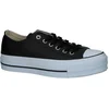Image de Converse Chuck Taylor All Star Lift Ox Sneakers Dames - Leren Sneaker - Zwart - Maat 38