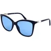 Image de SWAROVSKI - SK0227 - Zonnebril - Dames - Blauw - Blauwe lens