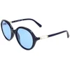 Image de SWAROVSKI - SK0228 - Zonnebril - Dames - Blauw - Blauwe lens