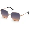 Image de GUESS Shiny Rose Gold Zonnebril  - Roségoudkleurig