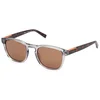 Image de Timberland TB00007 Shiny grey 52/21/150 MAN Zonnebrillen