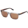 Image de Timberland TB00008 Shiny grey 56/18/145 MAN Zonnebrillen