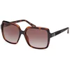 Image de Guess GU00157 Dark havana 57/15/135 WOMAN Zonnebrillen