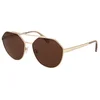 Image de Max&co Mo0119 Dames Zonnebril Goud Man