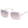 Image de Max &co MO0120 Shiny white 53/18/140 WOMAN Zonnebrillen