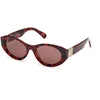 Image de Max &co MO0123 Red havana 53/19/140 WOMAN Zonnebrillen