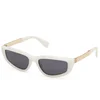 Image de Max &co MO0125 Shiny ivory 56/17/140 WOMAN Zonnebrillen
