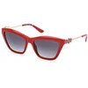 Image de Guess Gu00199 Dames Zonnebril Rood Vrouw