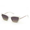 Image de Guess Gu00216 Dames Zonnebril Wit Gradient Smoke/CAT3 Vrouw