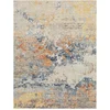 Image de SURYA - MONA - Modern abstract design - Geel/blauw - Geschikt voor buiten