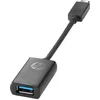 Image de HP - USB-adapter - USB type A (V) naar USB-C (M) - USB 3.0 - 14.08 cm - voor HP 340S G7; Chromebook 14 G6; Elite Slice G2; ProBook 430 G7, 440 G7, 450 G7; ProBook x360