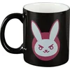 Image de Jinx Overwatch - Mok - D.Va - Zwart/Roze - 325 ml