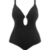 Image de Elomi Plain Sailing Non Wired Plunge Swimsuit Dames Badpak - Maat 80K (EU)