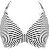 Image de Freya JEWEL COVE UW HALTER BIKINI TOP Dames Bikinitopje - Stripe Black - Maat 80E (EU)