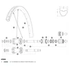 Image de Mavic Crossmax Elite Carbon 29 Achterste Rechter Spaken 12 Eenheden Zwart 286 mm