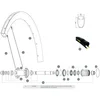 Image de Mavic Cosmic Pro Carbon Sl Ust Achterste Rechter Spaken 12 Eenheden Zwart 260 mm