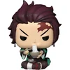 Image de Funko Demon Slayer: Kimetsu No Yaiba - POP! Animation Tanjiro With Noodles 9 cm Collectible Figure - Multicolours