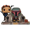 Image de Pop! Moment: Star Wars the Mandalorian - Boba Fett and Fennec on Throne FUNKO