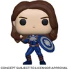 Image de Funko What If...? - Marvel POP! Animation Captain Carter (Stealth) 9 cm Verzamelfiguur - Multicolours