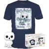 Image de Funko Harry Potter Verzamelfiguur & Tshirt Set -S- POP! & Tee Box Hedwig Blauw