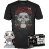 Image de Funko Pop! Star Wars Holliday Tee Box - Storm Trooper Snowman Metallic - Maat M