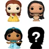 Image de Funko Bitty Pop: Disney Princess 4-Pack Series 2 - Peasant Belle 90 - Pocahontas 197 - Jasmine 326 + Mystery