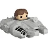 Image de Funko Han Solo met Millennium Falcon - Funko Bitty Pop! Ride - Star Wars Figuur - 2cm