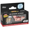 Image de Star Wars Luke Skywalker and Speeder (Bitty Pop! Ride) vinylfiguur Unisex Funko Pop! - Neutraal - Standard