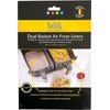 Image de NoStik Friteuse Air Fryer folie dual basket set 4 stuks.