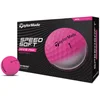 Image de TaylorMade SpeedSoft Hi-Vis Golfballen 2025 - Roze - 12 Stuks